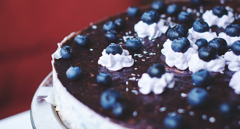 Blueberry Cottage Cheese Cake